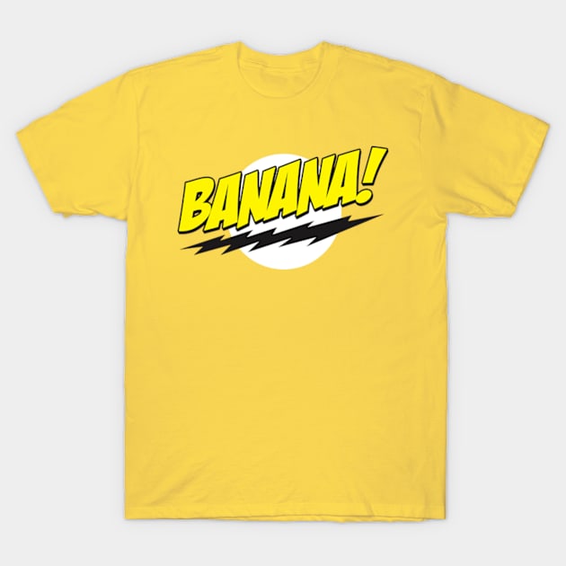 Banana! Lightning Logo T-Shirt by TaipsArts